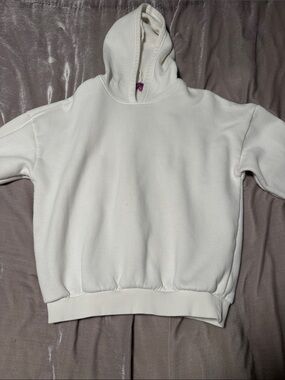 Edikted Bonney Bow Detail Hoodie in White